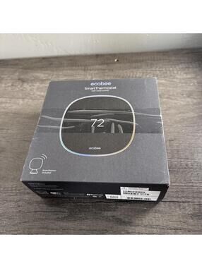 ecobee SmartThermostat EB-STATE5-01 With Voice Control & Smart Sensor Included